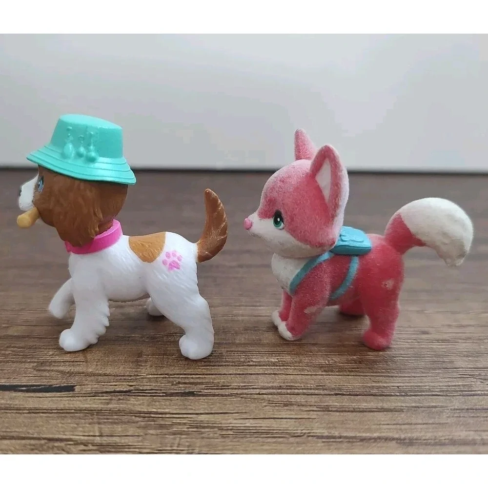 Barbie Pets Blind Bag Dog Cat Figures Flocked Replacement Pieces Vet Animals A10